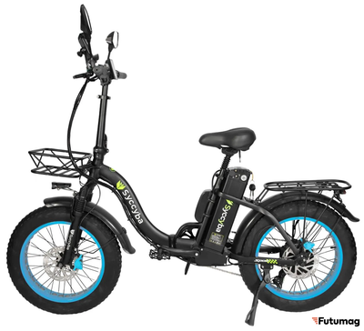 Электровелосипед SYCCYBA F11 синий