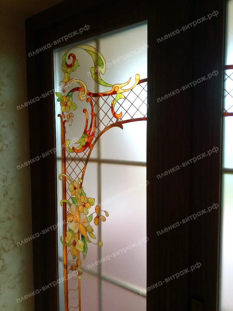 Витражная пленка на окна-9