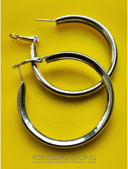 Модель: АЛ-271. Серьги-кольца трубки.