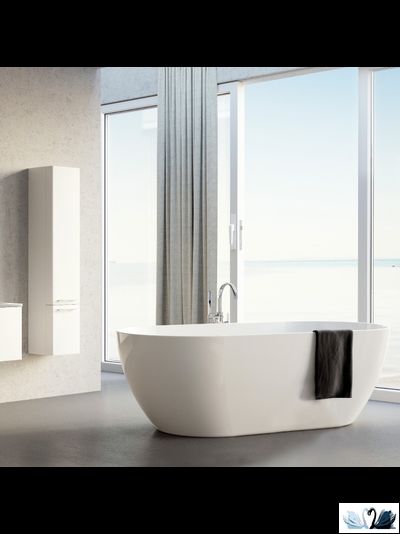 Ванна отдельностоящая Aquatek Афина 170x78 AQ-44778, акриловая, овальной формы