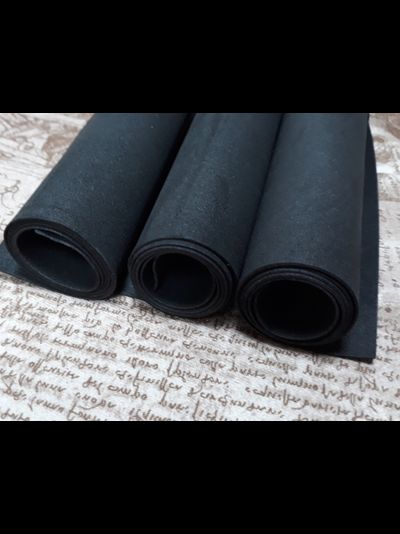 Фоамиран  50х50см 1мм цвет  №020 черный