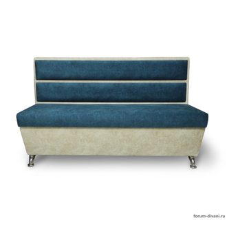 Кухонный ДИВАН "ФОРУМ-1МН", Синий/Слоновая кость