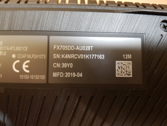 ASUS TUF GAMING FX705DD-AU028T ( 17.3 FHD IPS AMD RYZEN 5 3550H GTX1050(3GB) 8GB 1TB + 128SSD )