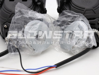 Билед модули Aozoom A15 24 вольта, 3.0 дюйма, 2 чипа, 5500K, 24V, 58W/65W, крепление 3R и съемное гаечное