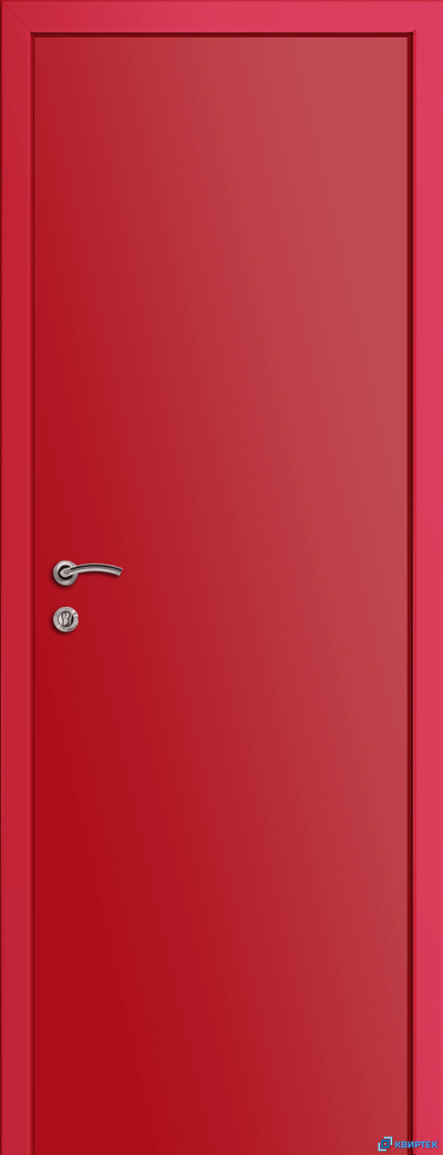 Дверь глухая пластиковая KAPELLI Multicolor ДГ Красный RAL 3020 купить в Челябинске | КВИРТЕК
