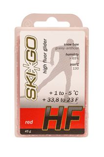 Парафин Ski-Go  HF  красный  +1/-5   45г. 63016