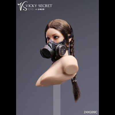 Женский респиратор (газовая маска) - 1/6 Gas Mask (24XG99C) - VSTOYS