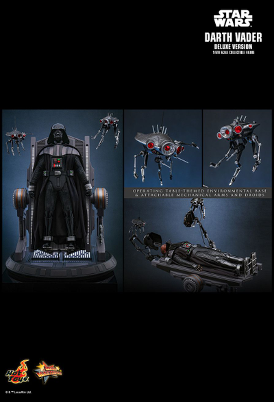 ПРЕДЗАКАЗ - Дарт Вейдер (Делюкс версия) (Звездные Войны, Star Wars)  - Коллекционная ФИГУРКА 1/6 Darth Vader (Deluxe Version) (MMS811) - Hot Toys ?ЦЕНА: 69300 РУБ.?