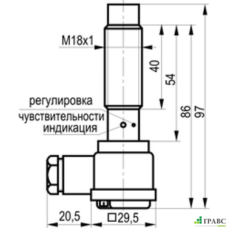 Емкостный датчик CSN ET41A5-31P-10-LZ