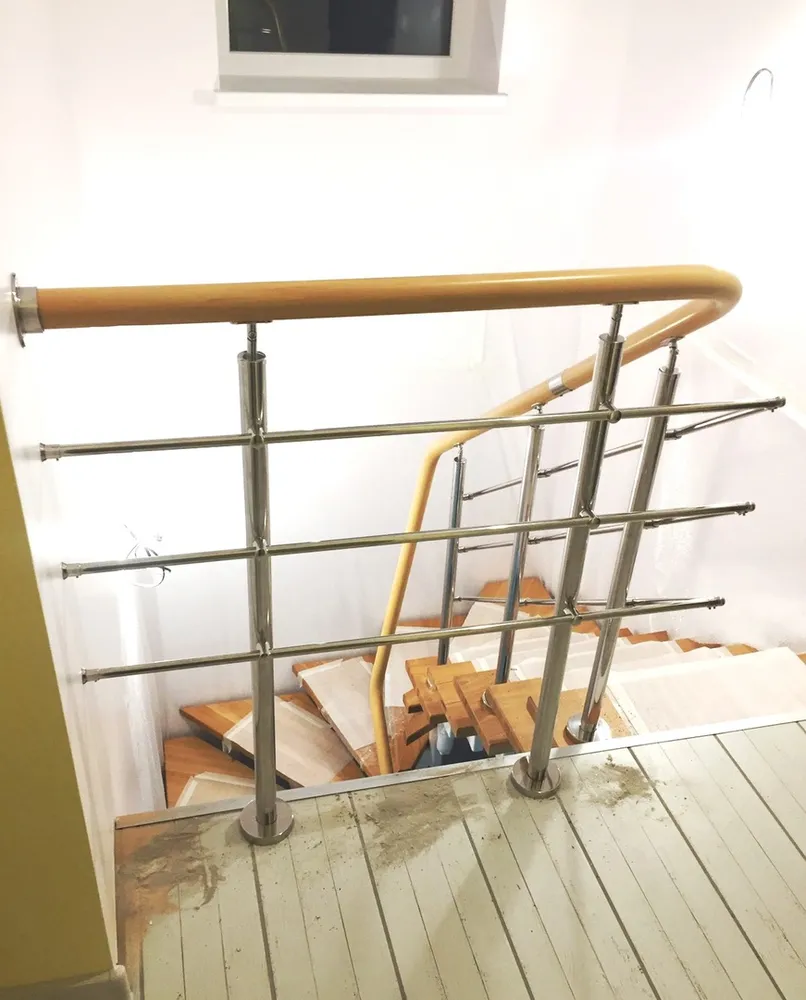 перила с поручнем ПВХ