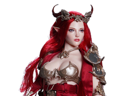 ПРЕДЗАКАЗ - Эльфийка-воин в красном- КОЛЛЕКЦИОННАЯ ФИГУРКА 1/6 Dragon Elves golden (P016A) - PLAY TOY ?ЦЕНА: 26700 РУБ?