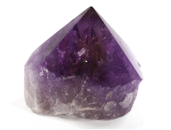 Аметист, аметрин, кристалл полированный со спиленным основанием (80*75*50 мм, 377 г) №37662