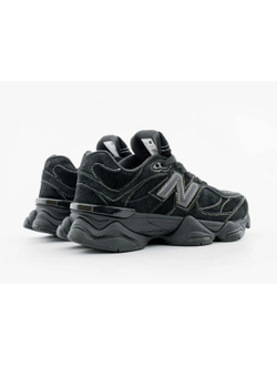 New Balance 9060  White Stitching Triple Black