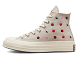 Кеды Converse Chuck Taylor 70 Floral Embroidery серые высокие