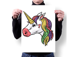 Плакат Единорог №3