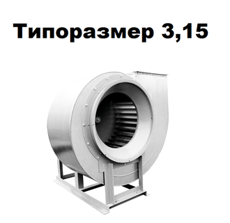 Радиальный вентилятор среднего давления  ВР 280-46-3,15 0,75 кВт