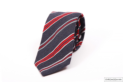 Галстук Лерой темно-снинй -785