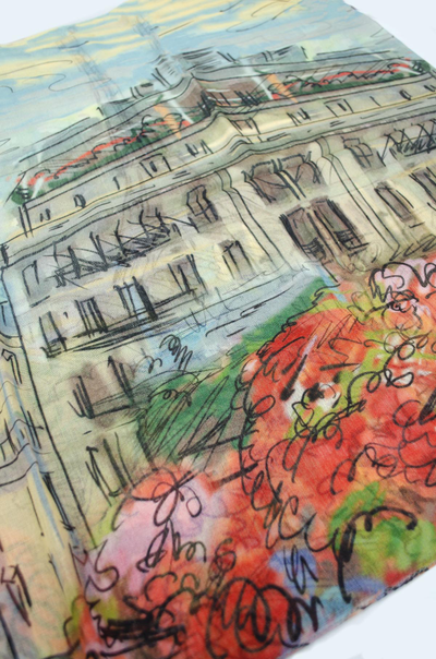 Павловопосадский палантин 10744-11