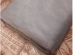 Фатин средний цвет серый 1.5 м