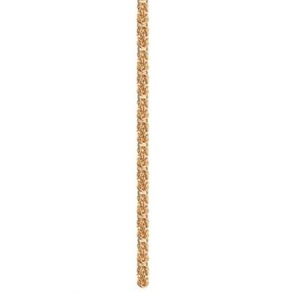 Цепочка Лисий хвост собранный из красного золота 750 пробы на заказ