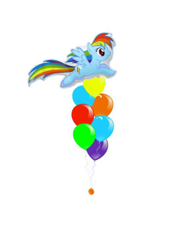 10 шаров на грузе + фигура