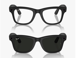 Умные очки Ray-Ban Wayfarer (Gen1), фотохромные линзы Clear/Graphite Green Transitions, оправа Matte Black (150-50)