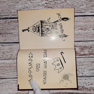 Дневник Билла Шифра (А5-15х21 см) Гравити Фолз (148 стр. с картинками) + Ручка Шпион!