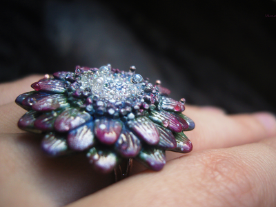 Кольцо "Цветок Галлициниума"