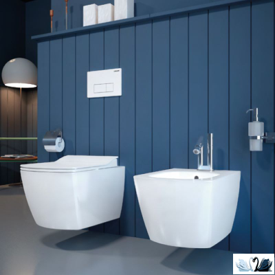 Унитаз CREAVIT Elegant Rim-Off EG321.00100 c инсталляцией - комплект с сиденьем микролифт, клавишей ARC (EG321-11CB00E-0000+GR5003.01+GP8001.00 + KC1103.01.0000E)