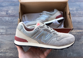 Кроссовки New Balance 996 Gray замшевые