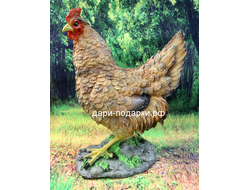 Садовая фигура Курочка- красотка 33x30 см   1,7 кг   полистоун Россия  2076/012556-1
