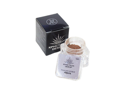 Тени для бровей "Умбра", Кристалл Декор
