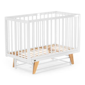 Детская кровать Nuovita Stanzione Inizio Swing с продольным маятником, Белый