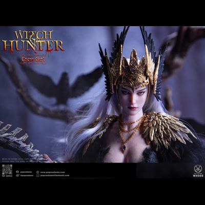 ПОСЛЕ ОБЗОРА - Воронья ведьма (делюкс версия) - Коллекционная фигурка 1/6 Witch Hunter Series The Crow Girl Deluxe Version (WH-005) - POP COSTUME