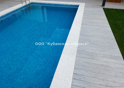 Террасная доска Bruggan Multicolor полнотелая Grey