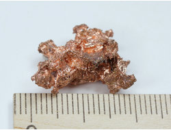 Медь самородная, коллекционный образец, США (20*17*9 мм, 5,7 г) №28727