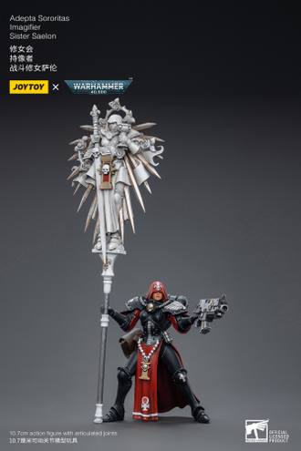Сестра-имагнифер Сайлон (Warhammer 40k) - КОЛЛЕКЦИОННАЯ ФИГУРКА 1/18 Adepta Sororitas Imagnifier Sister Saelon (JT3891) - JOYTOY