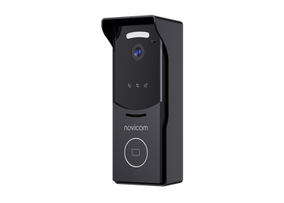 IMPULSE 7 IP WIFI KIT BLACK - комплект из 7" HD сенсорного WIFI монитора и вызывной панели с считывателем RFID-ключей Mifare, встроенный регистратор (фото) (Tuya/Smart Life)