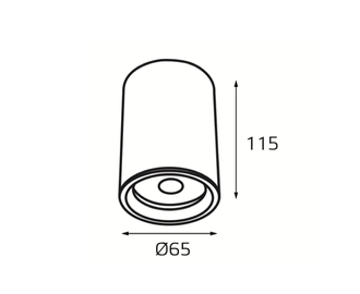 Накладной светильник ABRIS MEGALIGHT M02-65115