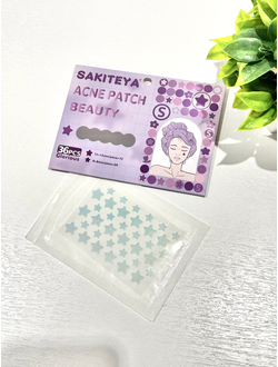 Патчи от прыщей BHA-кислота БАБОЧКИ (цветные матовые), 36шт