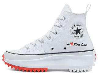 Converse Run Star Hike High Top Made With Love белые высокие