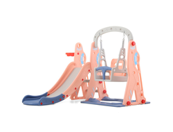 Горка + качели "Космо" PS-035-О оранжевый купить в Воронеже