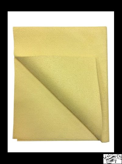 Замша искусственная "LAPPEN" 40х50 см, 300 гр желтая