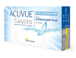 Торические линзы Acuvue Oasys for ASTIGMATISM (6 линз)