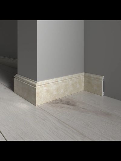 Напольный плинтус Decor-Dizayn 701-10, влагостойкий, ударопрочный, 2,4 метра