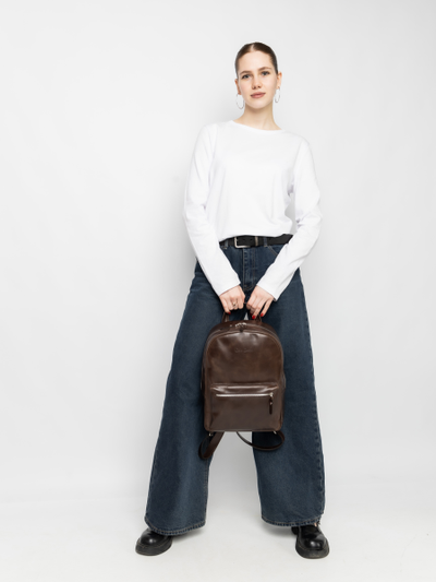 Женский кожаный рюкзак Albiate brown (арт. 3103-02)