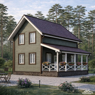 Лесной 113м2 8х8