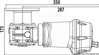 Якорная лебедка LEWMAR VX1, 500 Вт