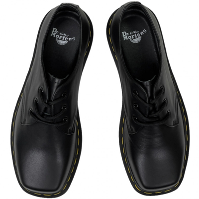 DR MARTENS 1461 BEX SMOOTH LEATHER SQUARE OXFORD BLACK