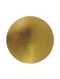 Подложка для торта 260мм (золото, 0,8мм)